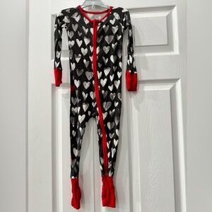 Little sleepies Valentine zippy